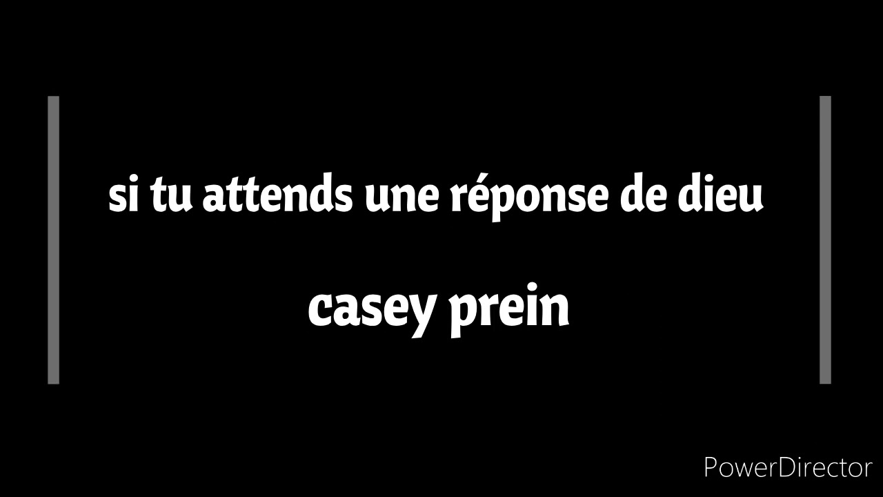 cantique si tu attends une réponse de dieu