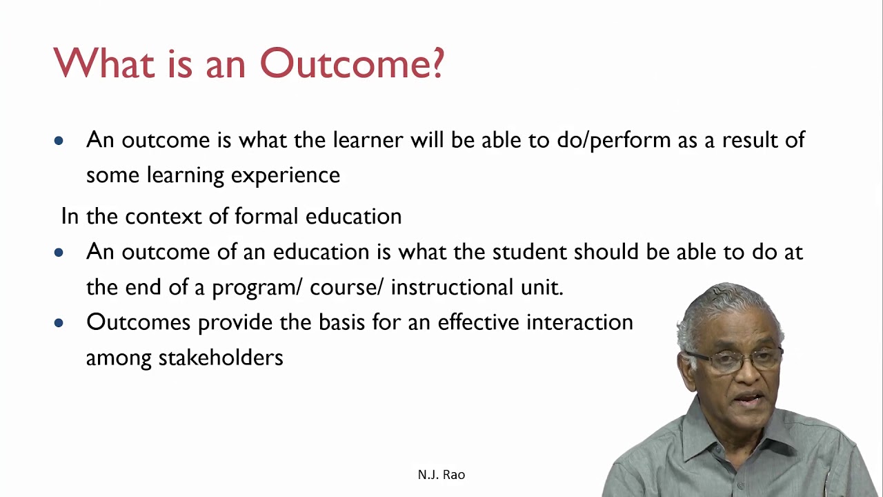 Outcome Based Education