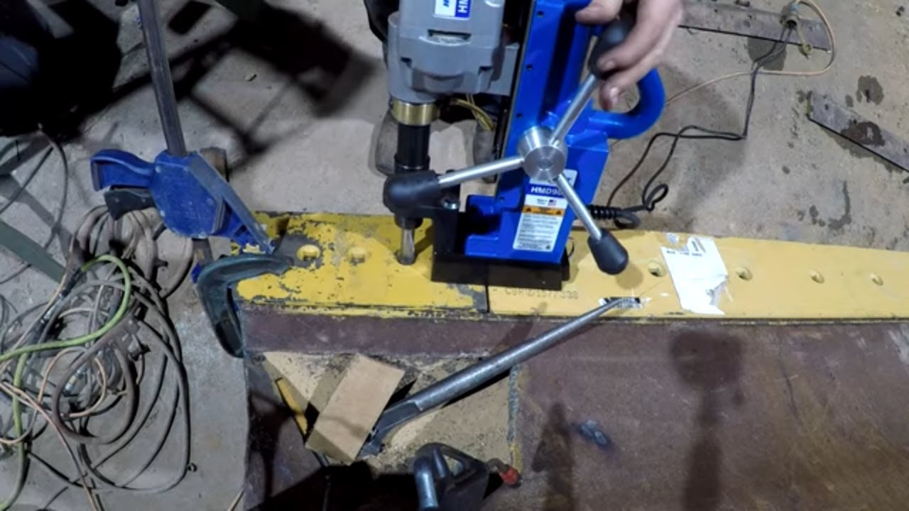 New Hougen mag drill drilling dozer blade