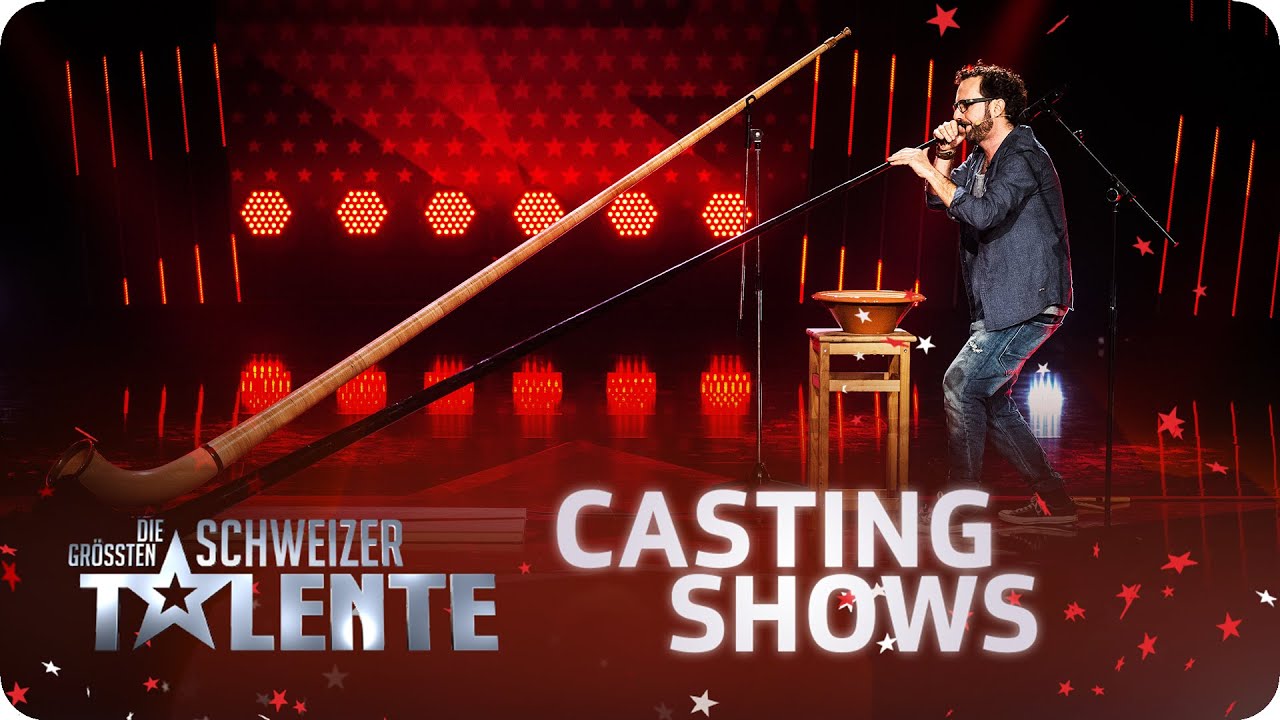 Enrico Lenzin steppt mit dem Alphorn | DGST | SRF
