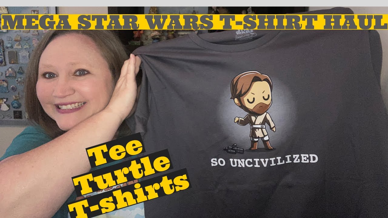 Tee Turtle/ Star Wars T-shirt Haul #starwars #megahaul