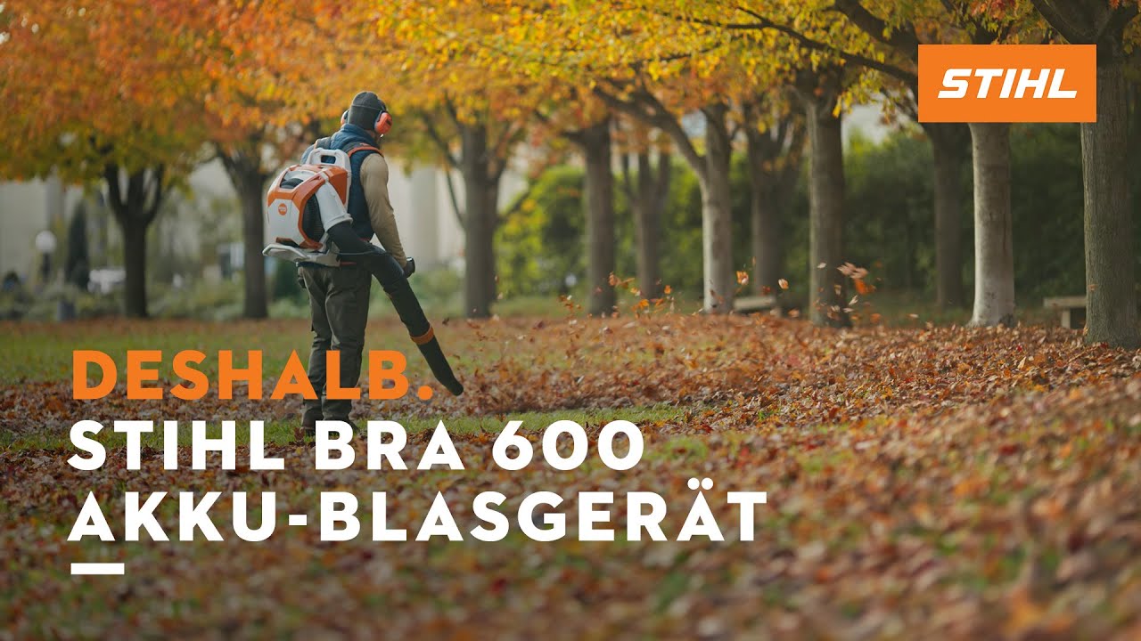 DESHALB. STIHL BRA 600 Akku-Blasger&auml;t