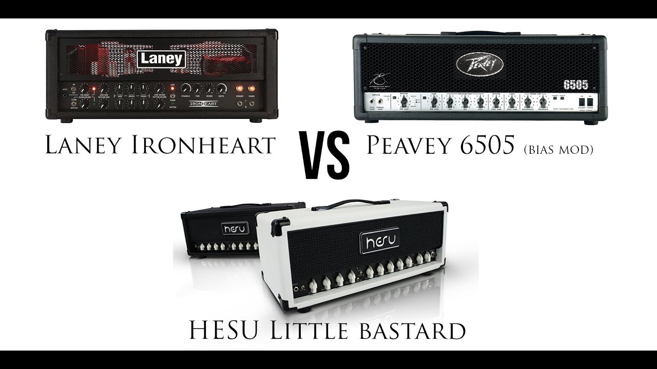 Laney Ironheart vs Peavey 6505 vs HESU Little Bastard - Metal Comparison