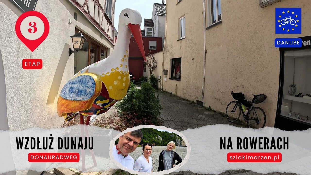 Donauradweg 2024 – Etap 3: Miasto bocianów | Upalny dzień w drodze do Ulm