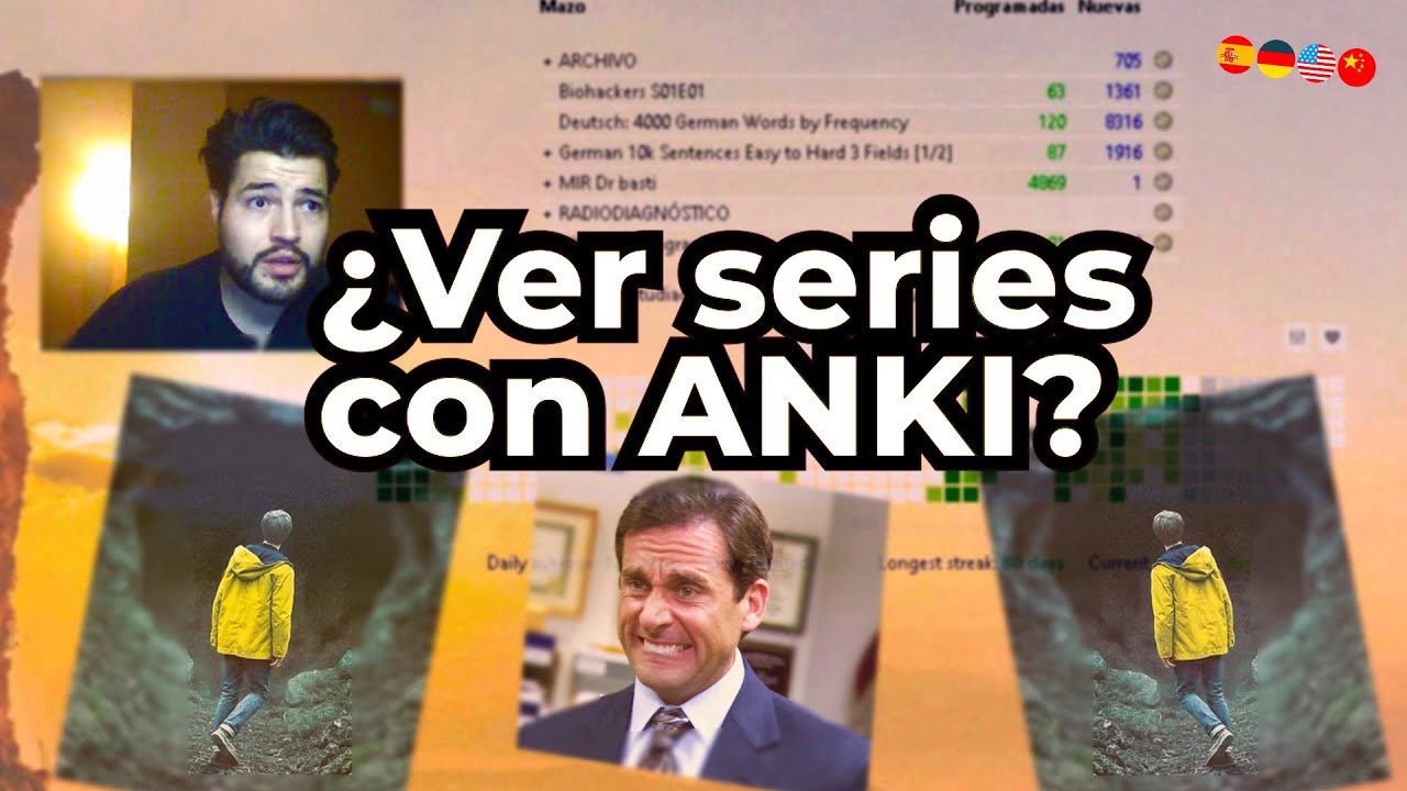 Cómo estudiar IDIOMAS VIENDO SERIES con ANKI | Aprender inglés VIENDO SERIES con ANKI