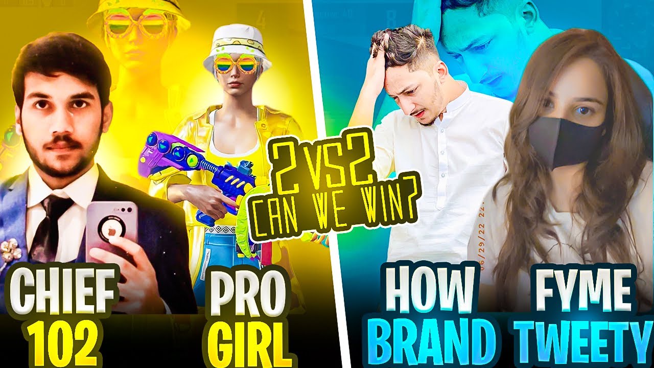 2 Vs 2 TDM | With @fymetweety @chief102 @CHIEF-yl6qpCan We Win? | Pubg Mobile | HOW BRAND