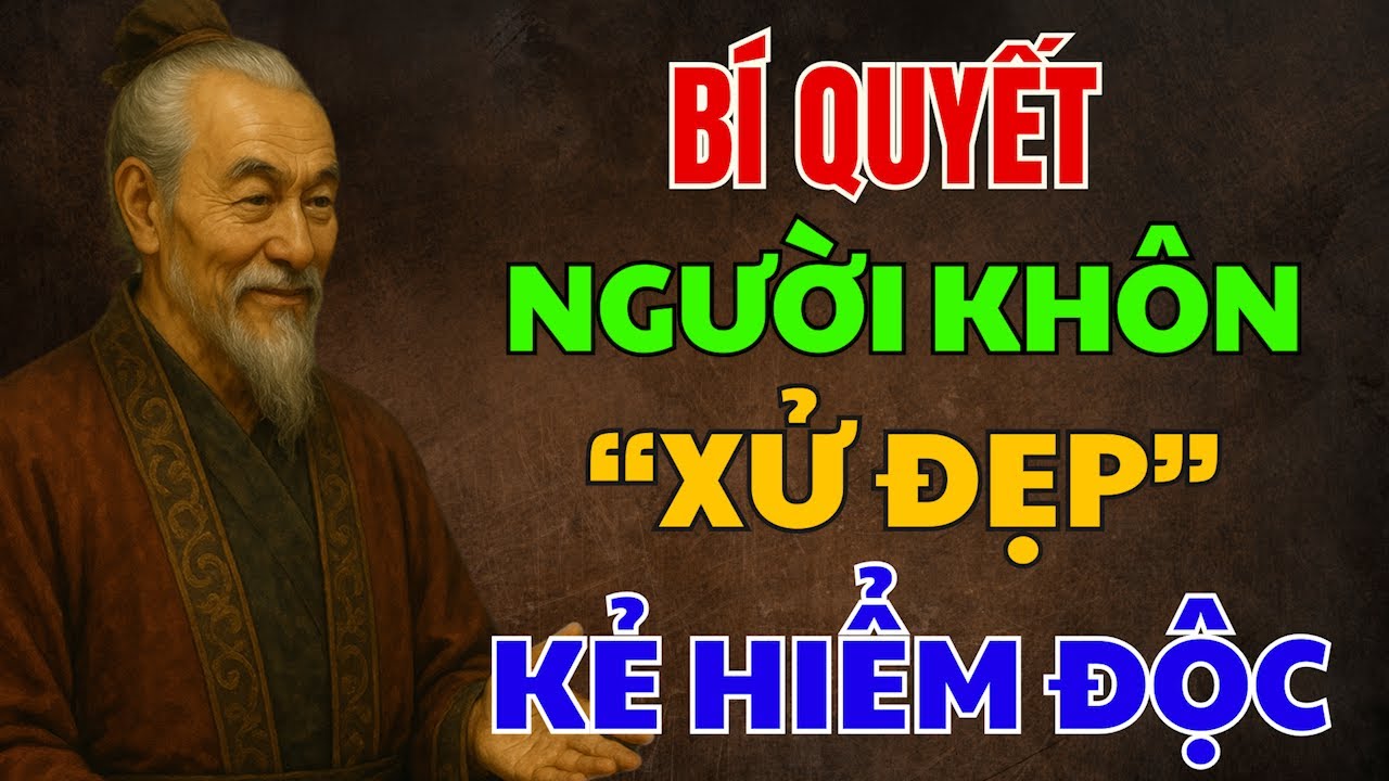CỔ NHÂN DẠY: Bí Quyết ỨNG XỬ CỰC KỲ KHÔN Với KẺ HIỂM ĐỘC | Triết Lý Nhân Sinh