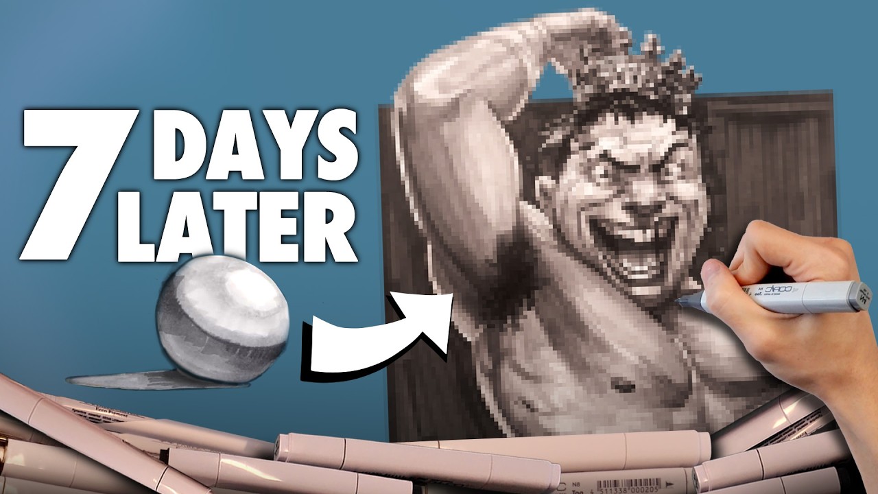 how I learned marker art in a week