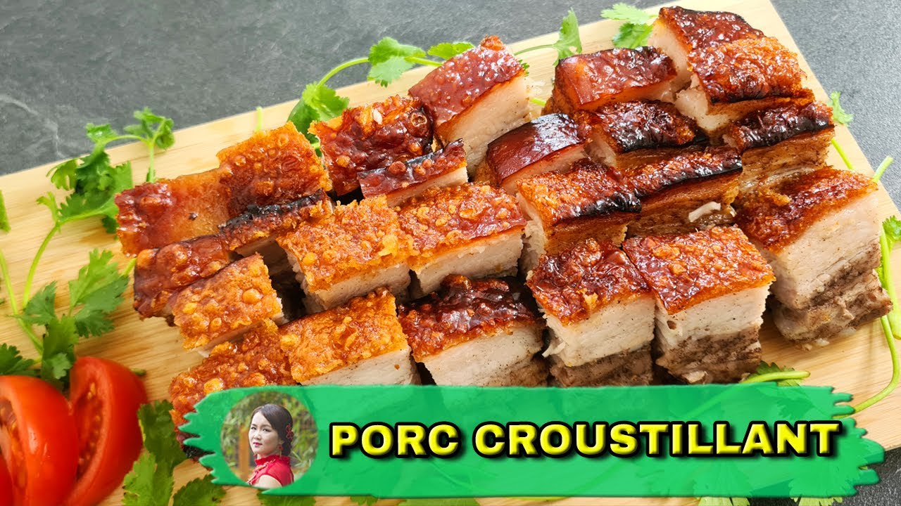 PORC CROUSTILLANT :  Recette la plus simple du monde ! Version Four et Airfryer