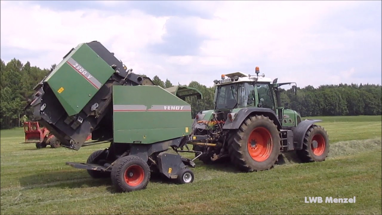 Heu pressen Fendt ZT323 GOPRO/2018
