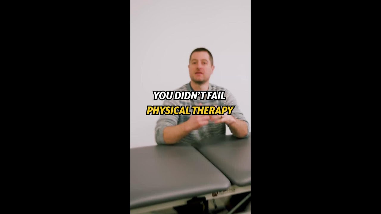 Вы не провалили физиотерапию.