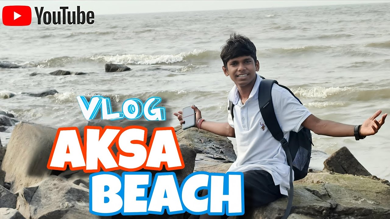 Aksa Beach 🌊😍🌴#akshabeach#vlogs #mumbai 