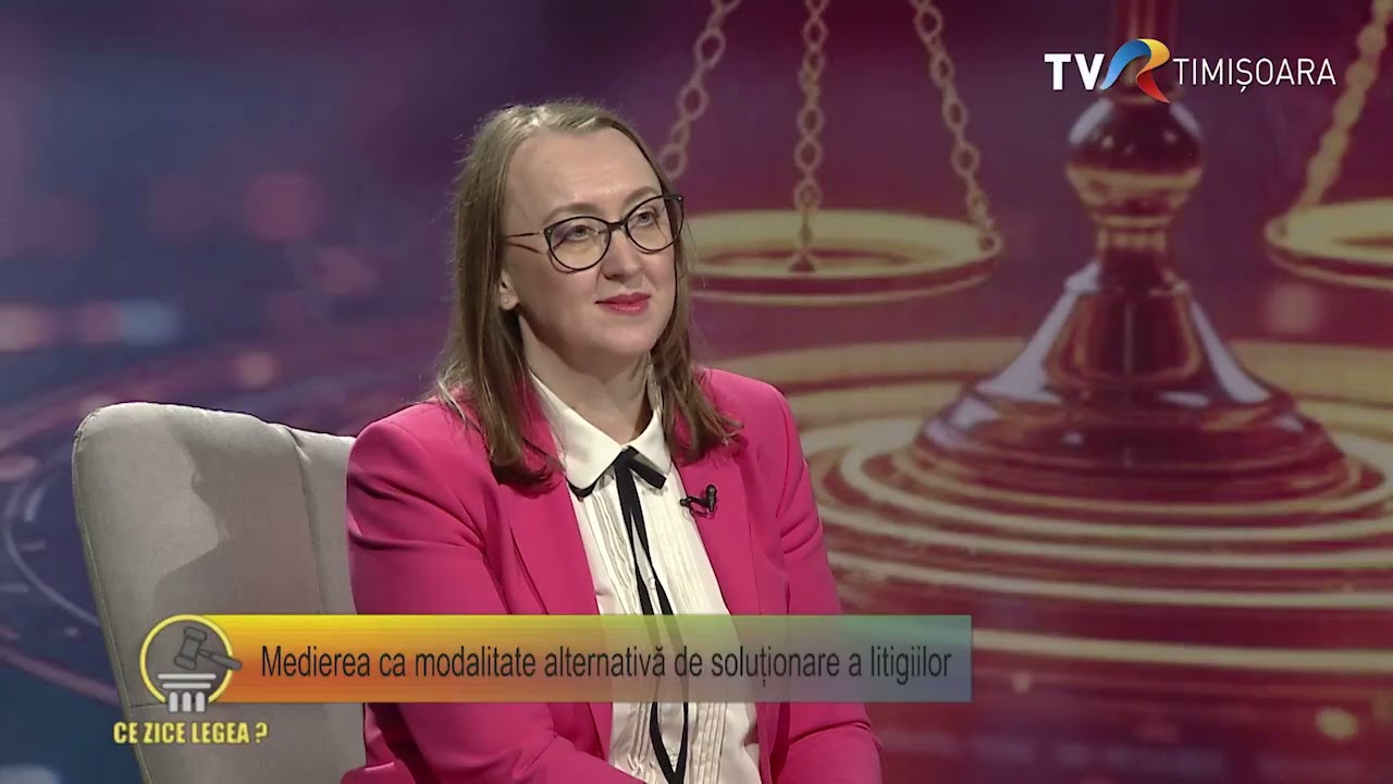 Cristian Dănileț: Medierea ca modalitate alternativă de soluționare a litigiilor #CeZiceLegea @TVRTM