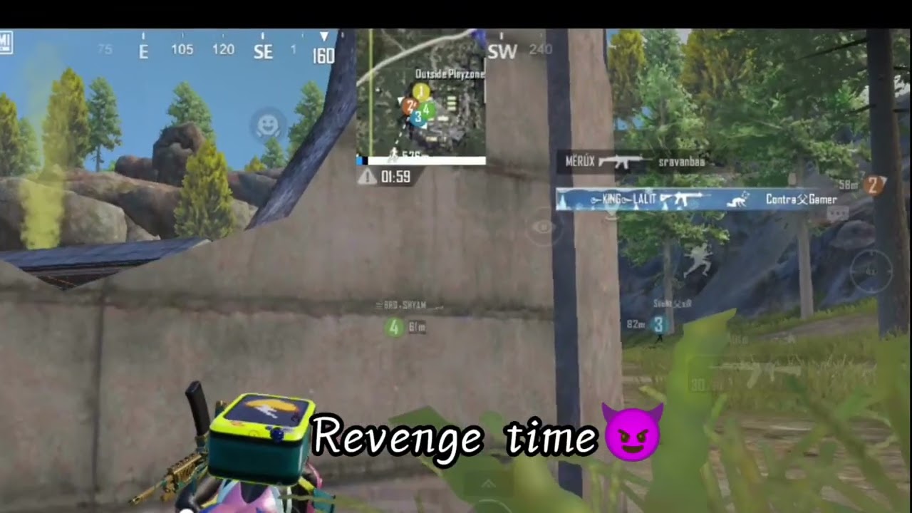 Bgmi clutch revenge gameplay Pubg mobile Conqueror Contra Gamer