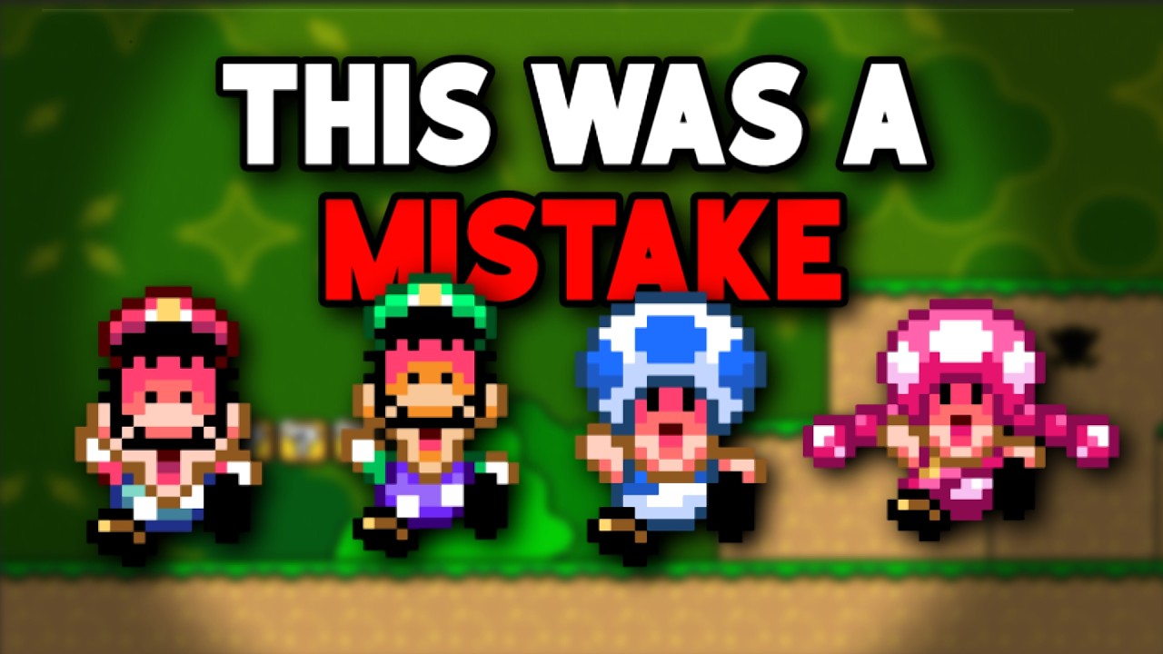 Super Mario World, but with 4 Player Co-op
