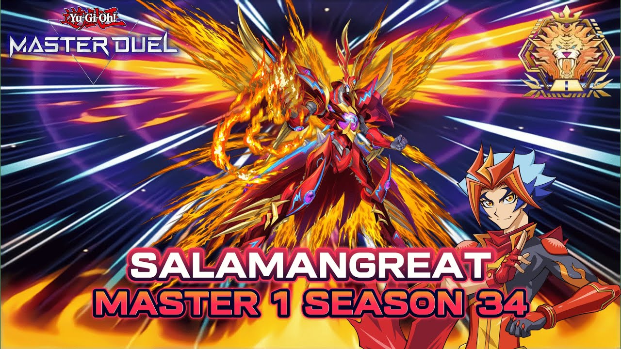 Back to MASTER 1 with Salamangreat !  [Yu-Gi-Oh! Master Duel] Season 34 Gameplay & Decklist