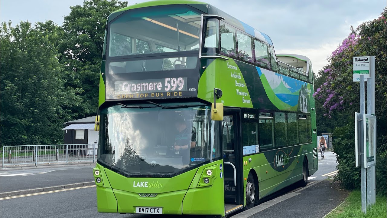 *High Revs* Stagecoach Lakes Volvo B5TL Gemini 3 13805 (BV17 CTU) Service:599
