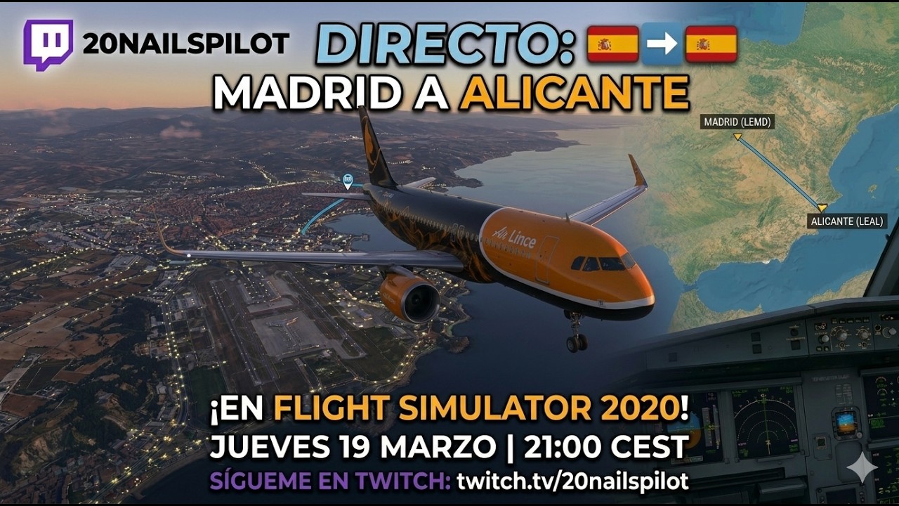 LEMD-LEAL IVAO FENIX A320 FS2CREW GSXPRO FSREALISTIC
