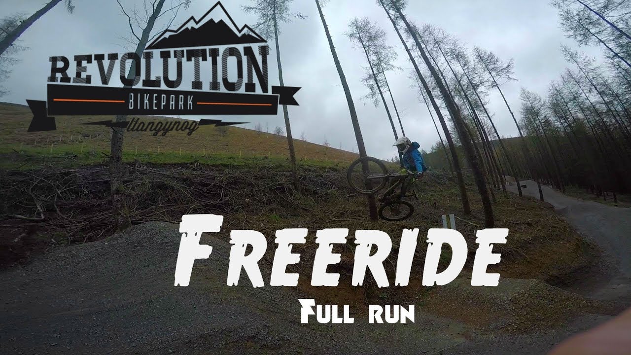 Full Run down Freeride, Revolution Bike Park including all the gaps. | GoPro