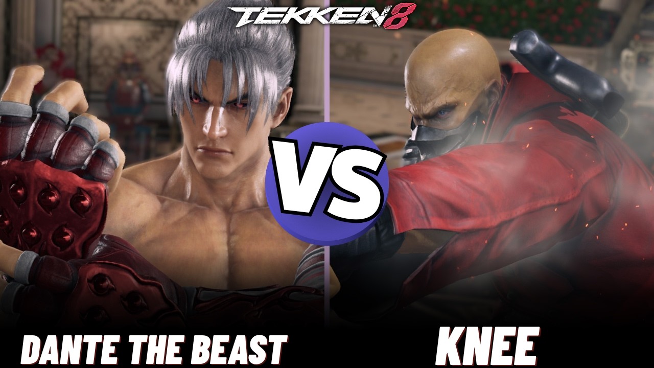 Tekken 8 - Knee (Bryan) VS Dante The Beast (Jin) Group Match