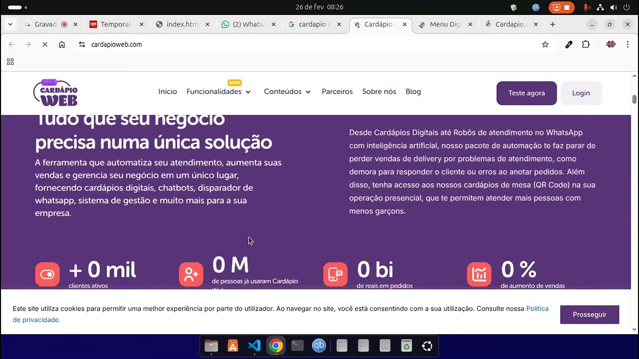 Aula 1 - Criando a pasta e iniciando a logica de programação