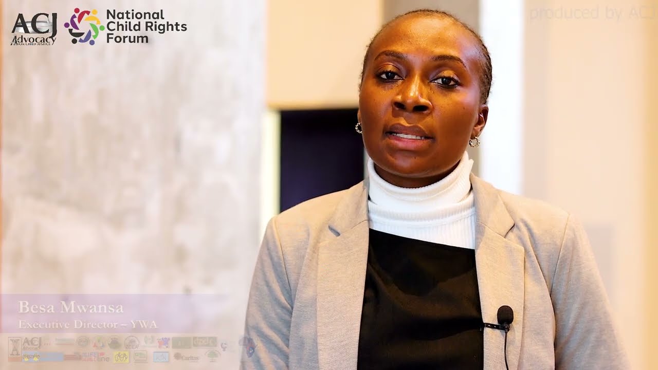 Besa Mwansa (Executive Director - YWA) - NCRF - Government Officials Workshop
