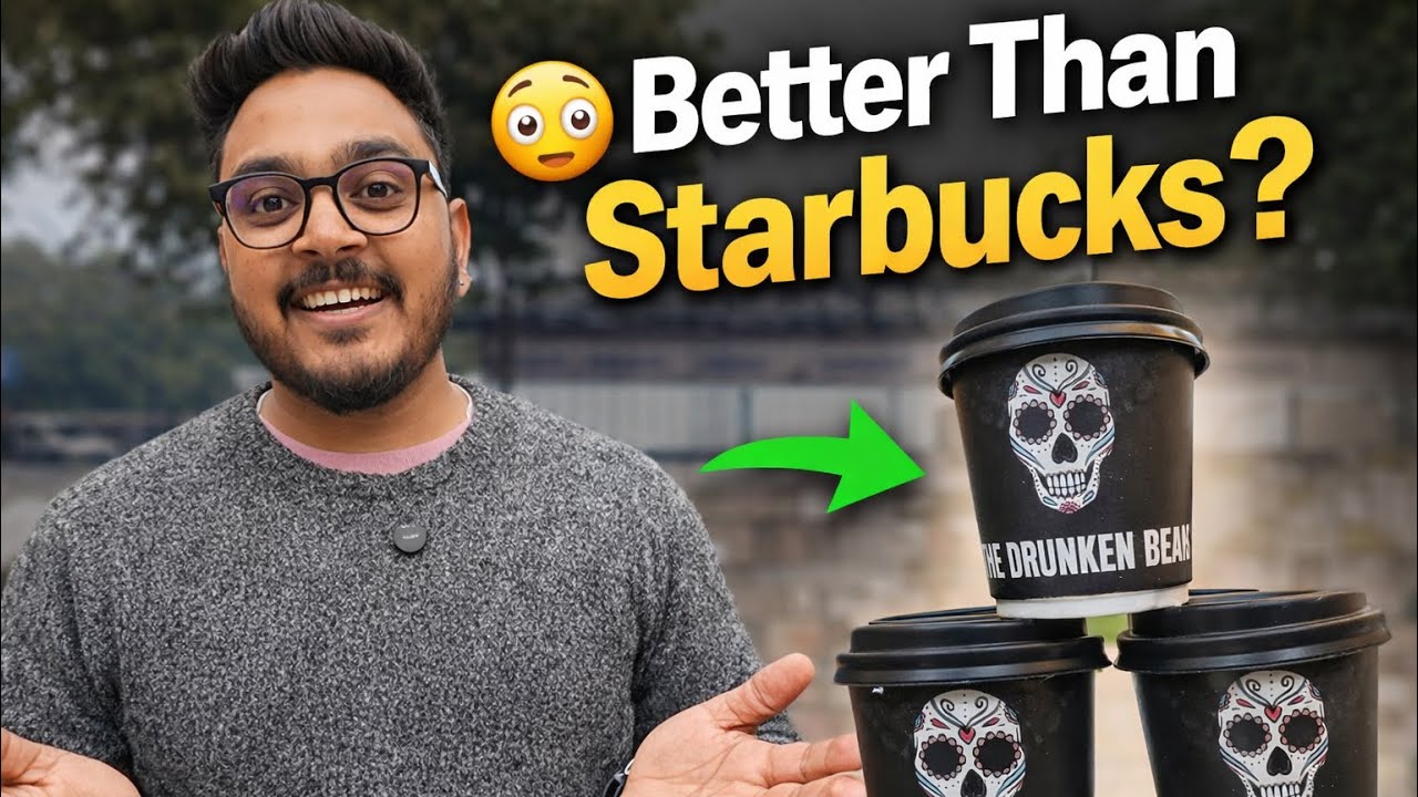 Starbucks Ko Takkar ?😳  Drunken Bean Coffee Review I Prayagraj
