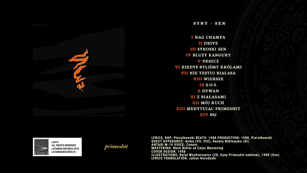 Syny - Sen (Full Album, Latarnia Rec. 2018)