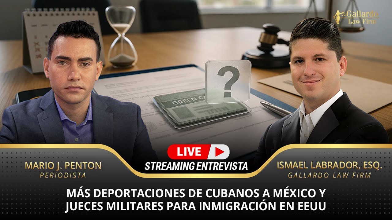 Más deportaciones de cubanos a México y jueces militares para inmigración en EEUU