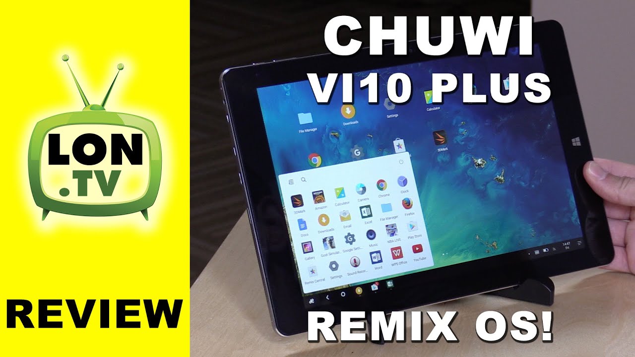 CHUWI VI10 PLUS Tablet Review - Remix OS Powered Intel Tablet