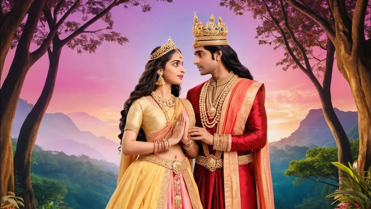 Princess shakuntala and king dushyanta Love 😘 story