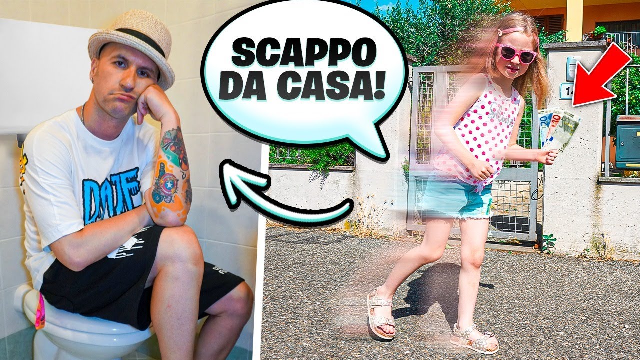 GIORGIA È SCAPPATA DI CASA E COMPRA LE SCARPE NUOVE! PAPÀ SALVO LA SCOPRE, SI ARRABBIA E MI PUNISCE!