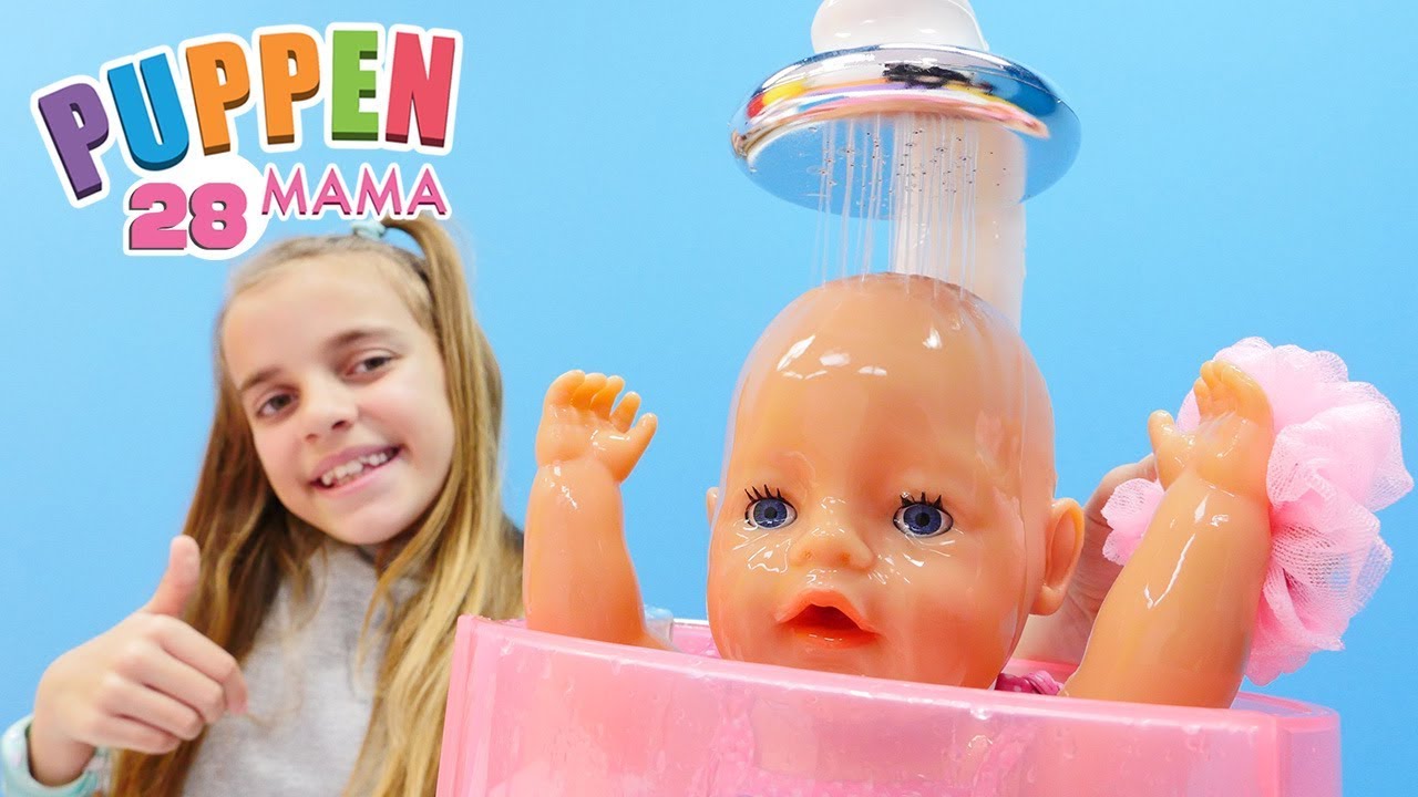 Puppen Mama - Spiel mit Ay&ccedil;a und Rose - Spielzeugvideo f&uuml;r Kinder