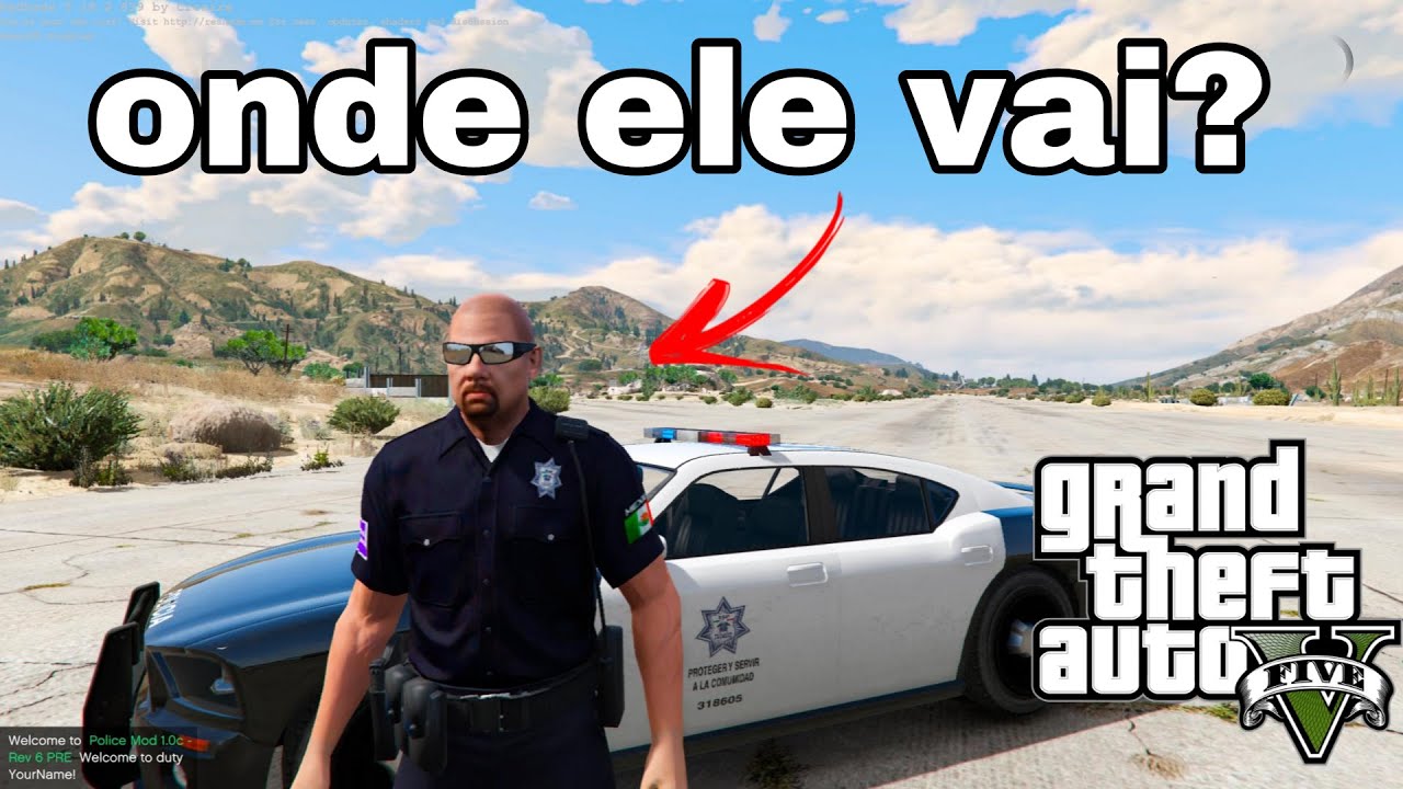 O que acontece se você SEGUIR os POLICIAIS no GTA 5 por 24 horas?
