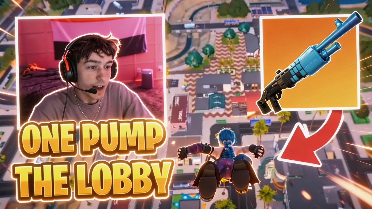 PeterBot ONE PUMPS the Whole Lobby in UNREAL Reload