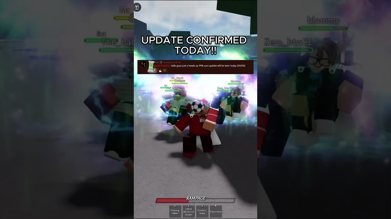 UPDATE CONFIRMED TODAY!!🔥🔥| The Strongest Battlegrounds | #roblox #shorts #tsb #robloxedit #update