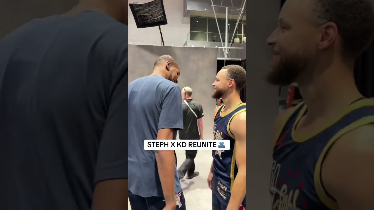 Steph & KD were happy to see each other