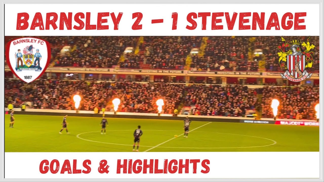 Barnsley Fc V Stevenage Fc Football highlights #barnsleyfc #stevenagefc #football