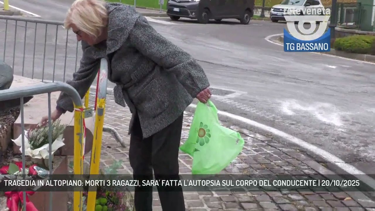 TRAGEDIA IN ALTOPIANO: MORTI 3 RAGAZZI, SARA' FATTA L'AUTOPSIA SUL CORPO DEL CONDUCENTE | 20/10/2025