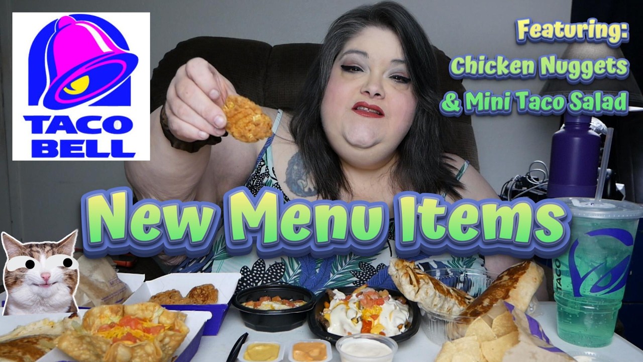 Trying New Menu Items From Taco Bell * Mexican Fast Food Mukbang