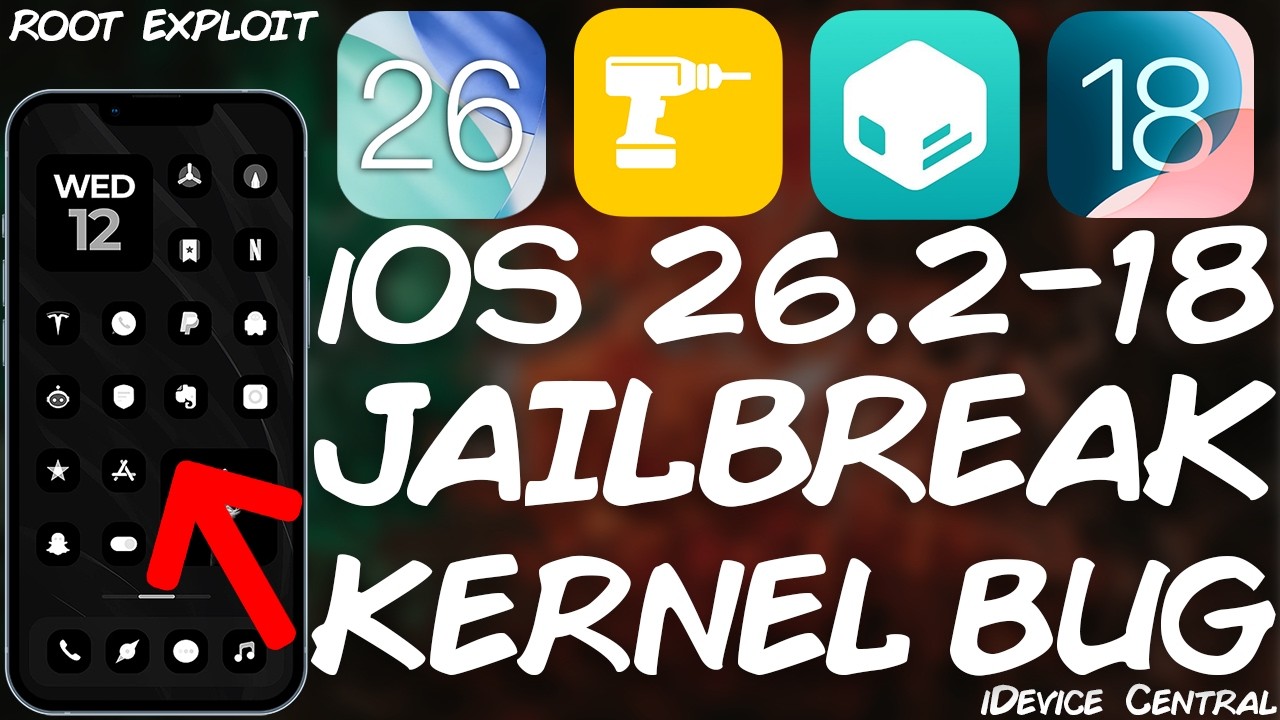 Взлом iOS 26.2 - 18.0: обнаружена новая уязвимость, позволяющая получить root-права на ядре и пол...