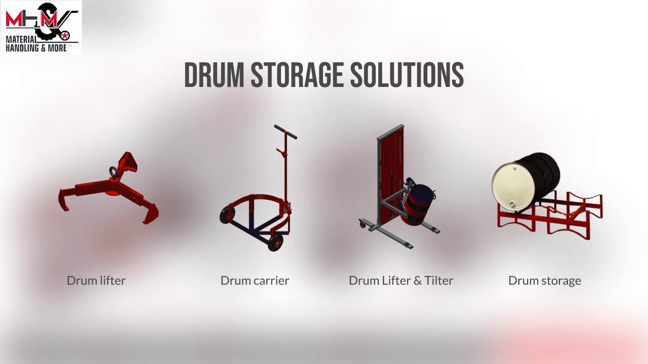 Drum Handling Solutions, Material Handling Equipment, Drum Lifter Manufacturer | MH&More