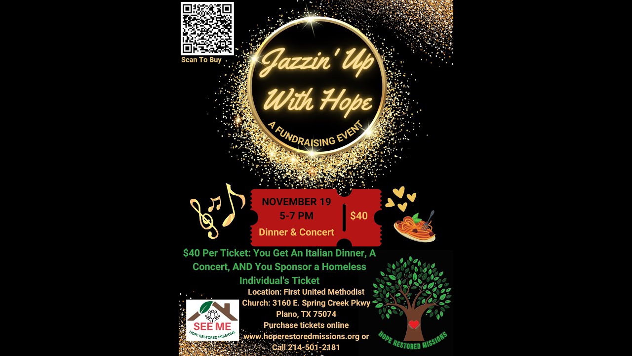 Hope Restored Missions - Jazzin up with Hope Benefit Fundraiser