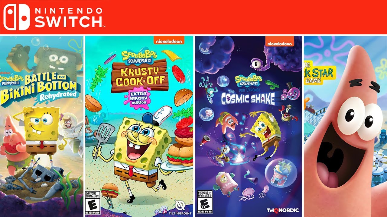 SpongeBob SquarePants Games for Nintendo Switch