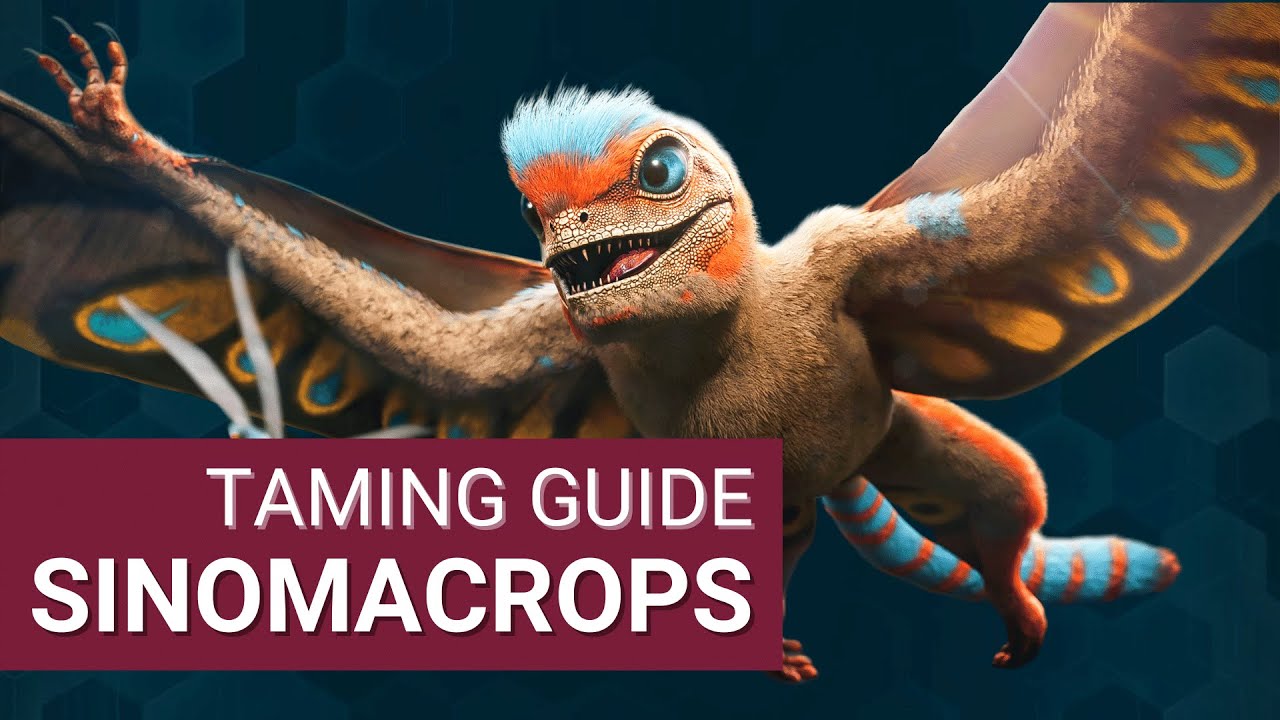 HOW TO TAME A HIGH LEVEL SINOMACROPS - Taming Guide | LOST ISLAND | ARK Survival Evolved