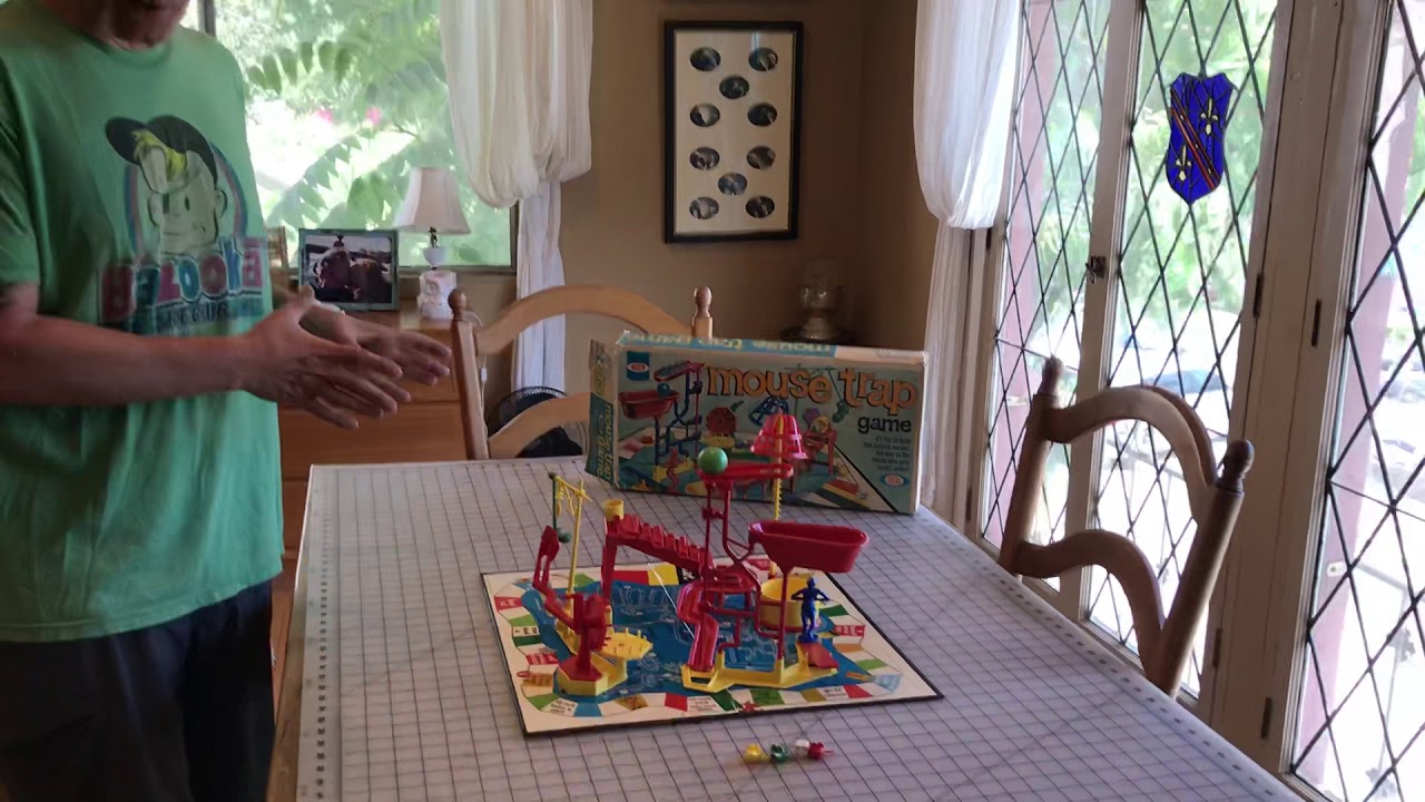 Mousetrap!  Vintage Board Game by IDEAL 1970 - First Try Demo!!