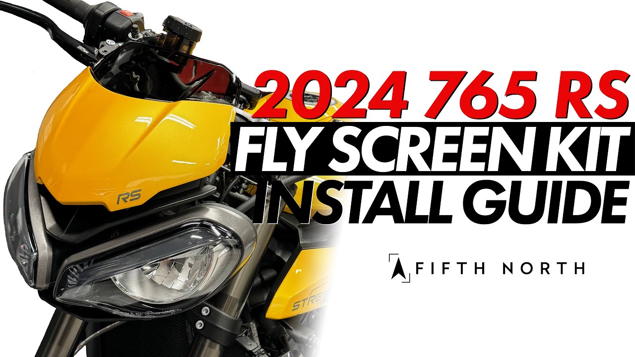 2024 TRIUMPH STREET TRIPLE 765 RS | Fly Screen & Visor Kit Install