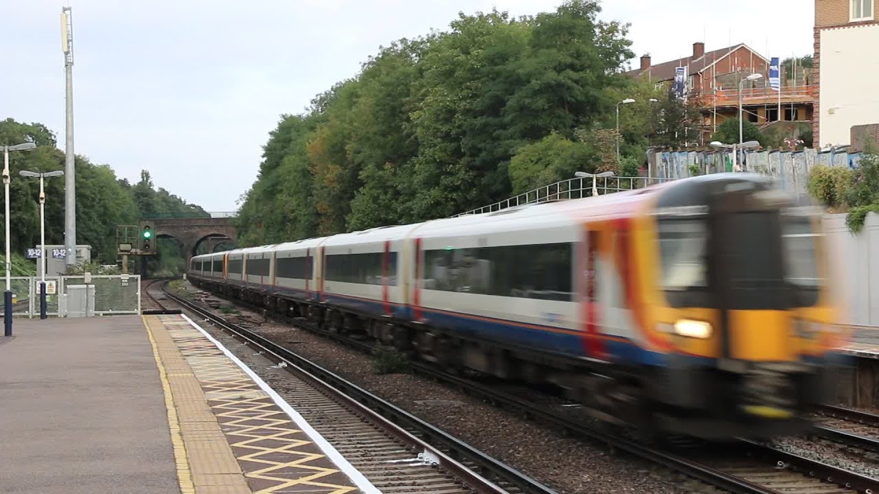 South West Trains at Surbiton with Lots of Platform Announcements