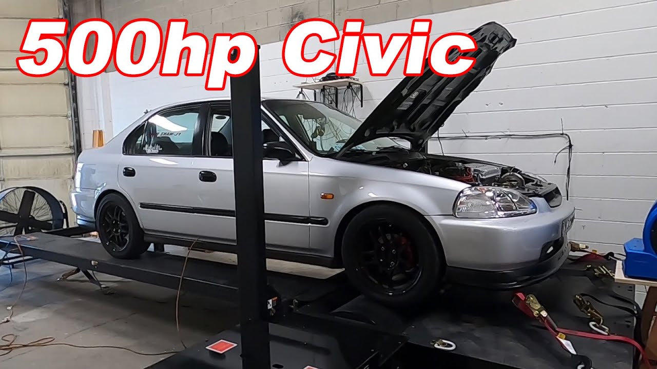 B18C1 Turbo EK Sedan Dyno Tune