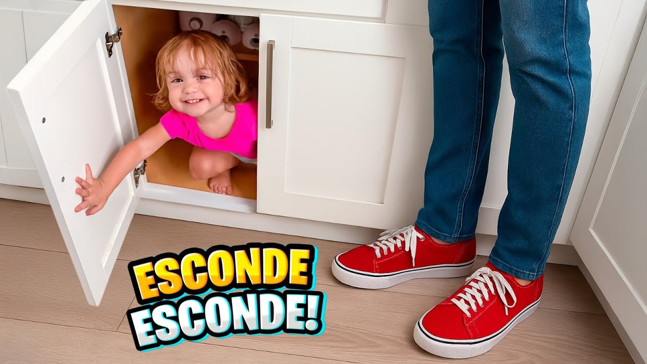 CADÊ A HAILEY? MINHA FILHA BRINCOU de ESCONDE ESCONDE na CASA NOVA PRIMEIRA VEZ! Pai Também Vloga